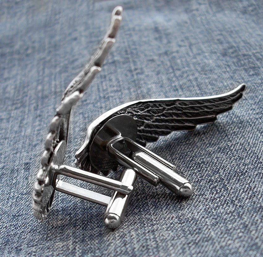 Wings Cufflinks Set of 5 Pairs - Aranwen's Jewelry
- 3