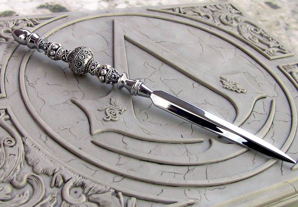 Ornate Silver Letter Opener